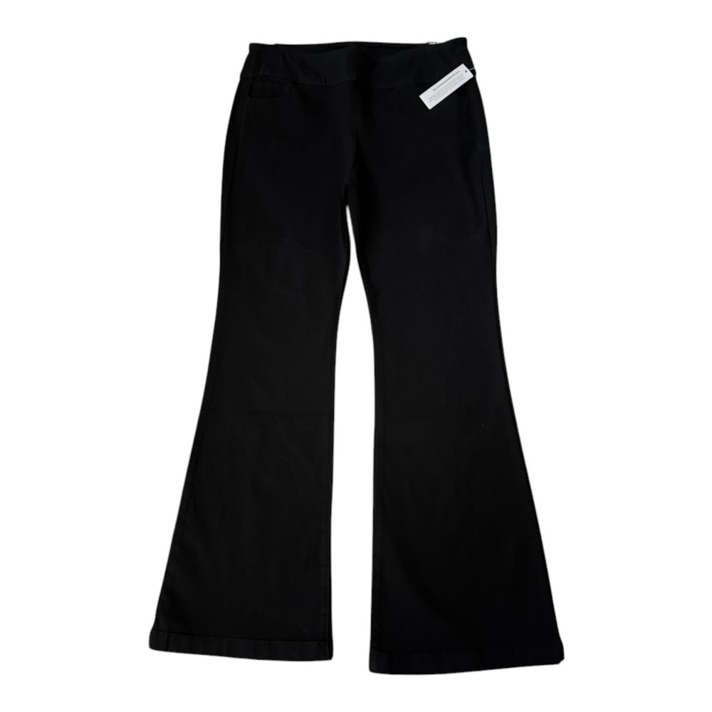 Sofia Jeans Flare Pull-On Women 16 Black Melisa High Rise Luxe Soft Retro Boho